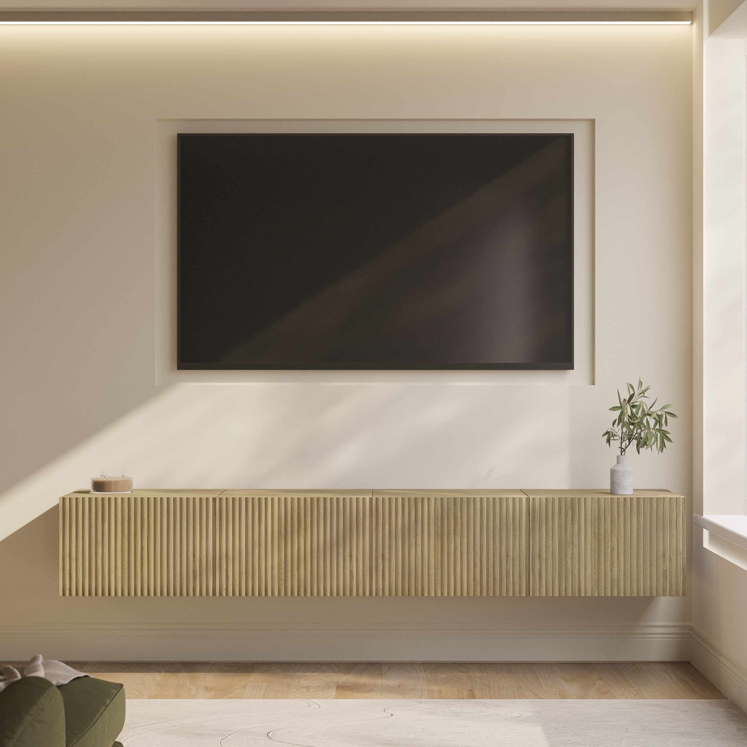 Wall Mounted Floating TV Unit